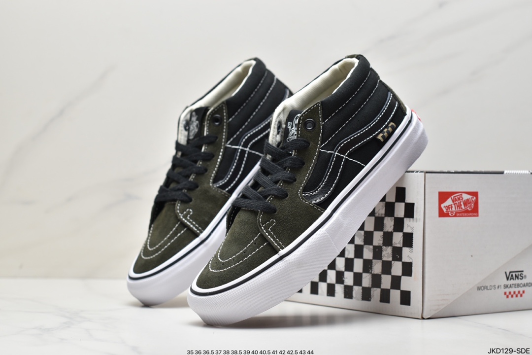 160 万斯Vans SK8-Mid Pro 范斯官方浅灰色VN0A5FCGWKN