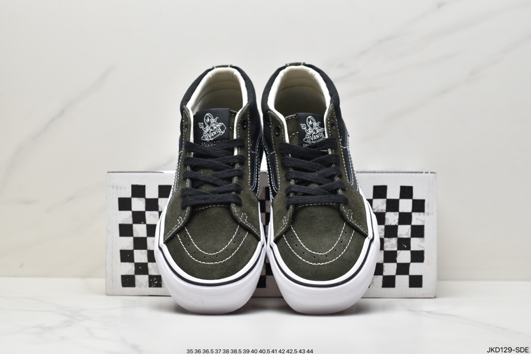 160 万斯Vans SK8-Mid Pro 范斯官方浅灰色VN0A5FCGWKN