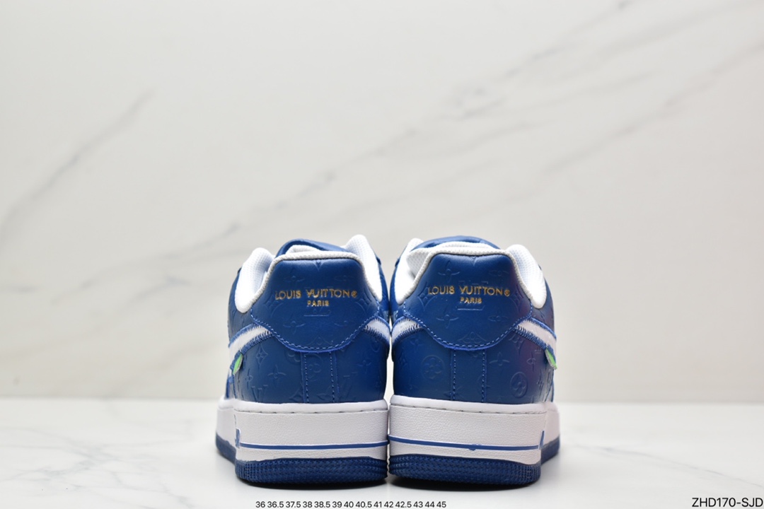 300 超奢联名 路易威登 LV×Nike Air Force 1 Low 07 空军一号LV3369-100