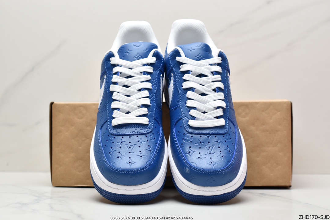 300 超奢联名 路易威登 LV×Nike Air Force 1 Low 07 空军一号LV3369-100