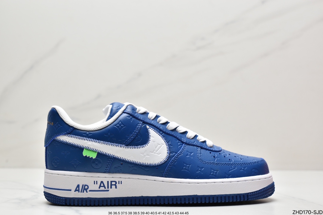 300 超奢联名 路易威登 LV×Nike Air Force 1 Low 07 空军一号LV3369-100