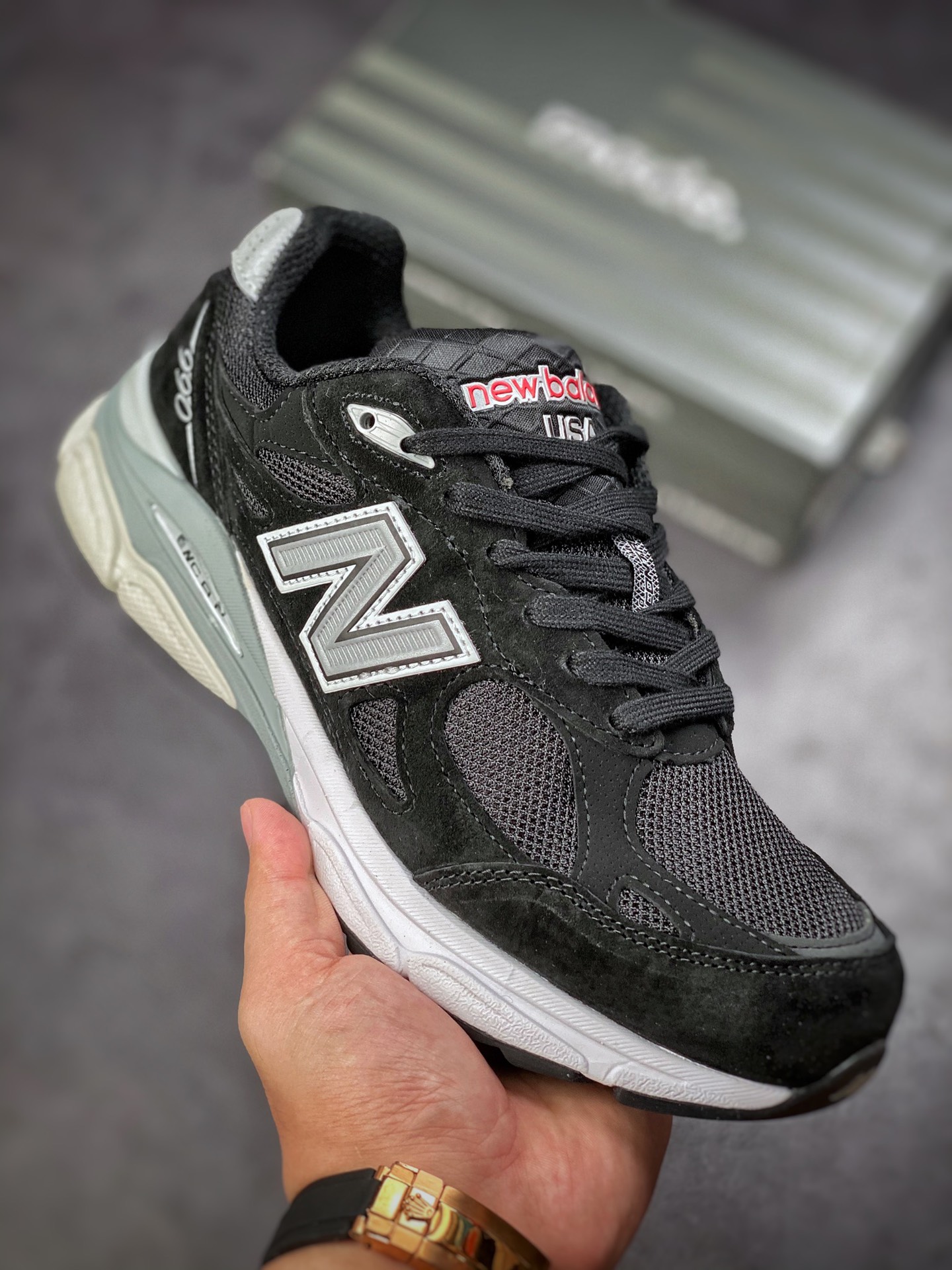 210 NB新百伦New Balance Made in USA M990V3 三代系列跑步鞋M990BS3