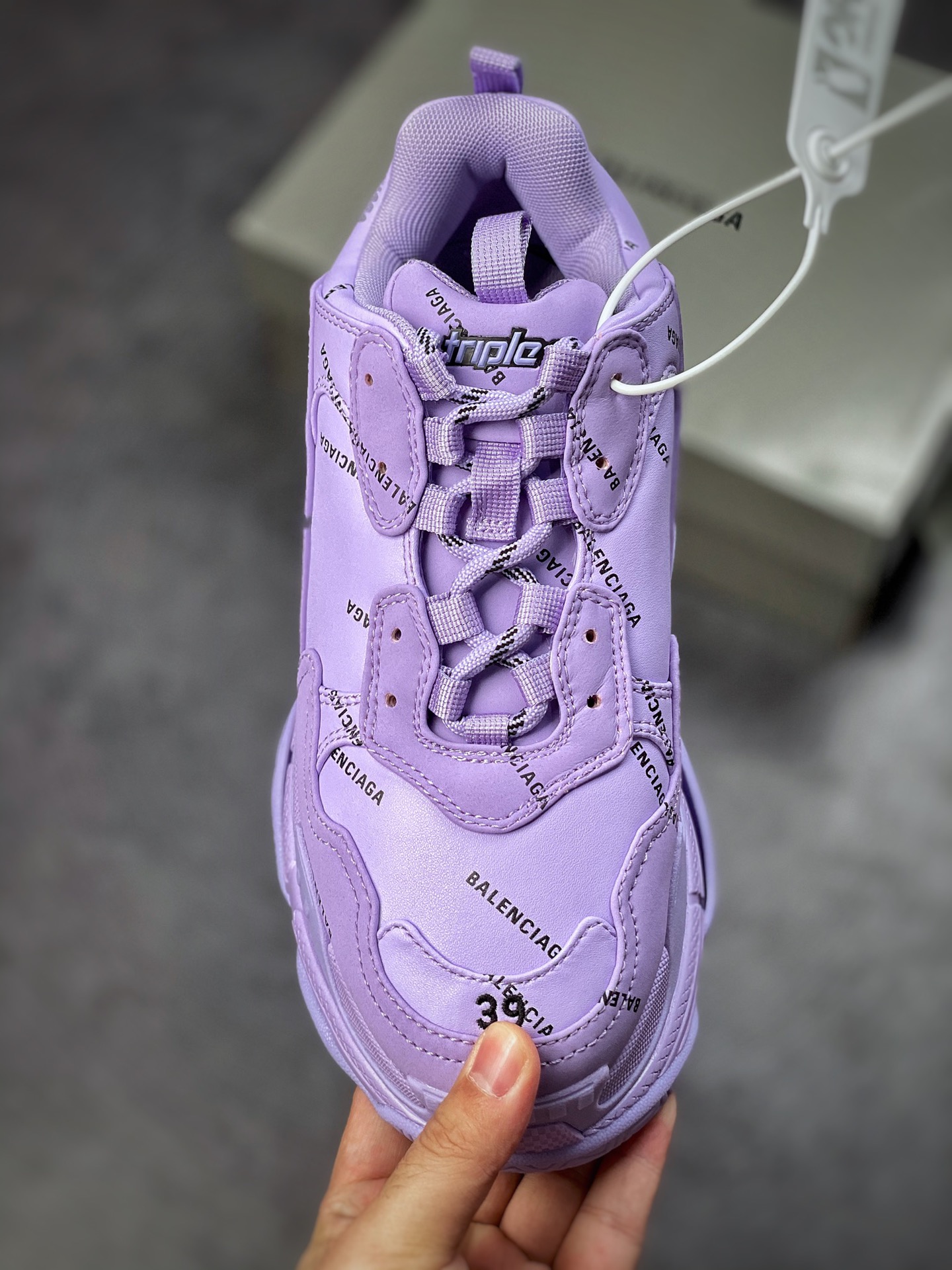 350 【运费超重】 原盒 Balenciaga Triple S 巴黎世家老爹鞋 524039 W2BR1 2055