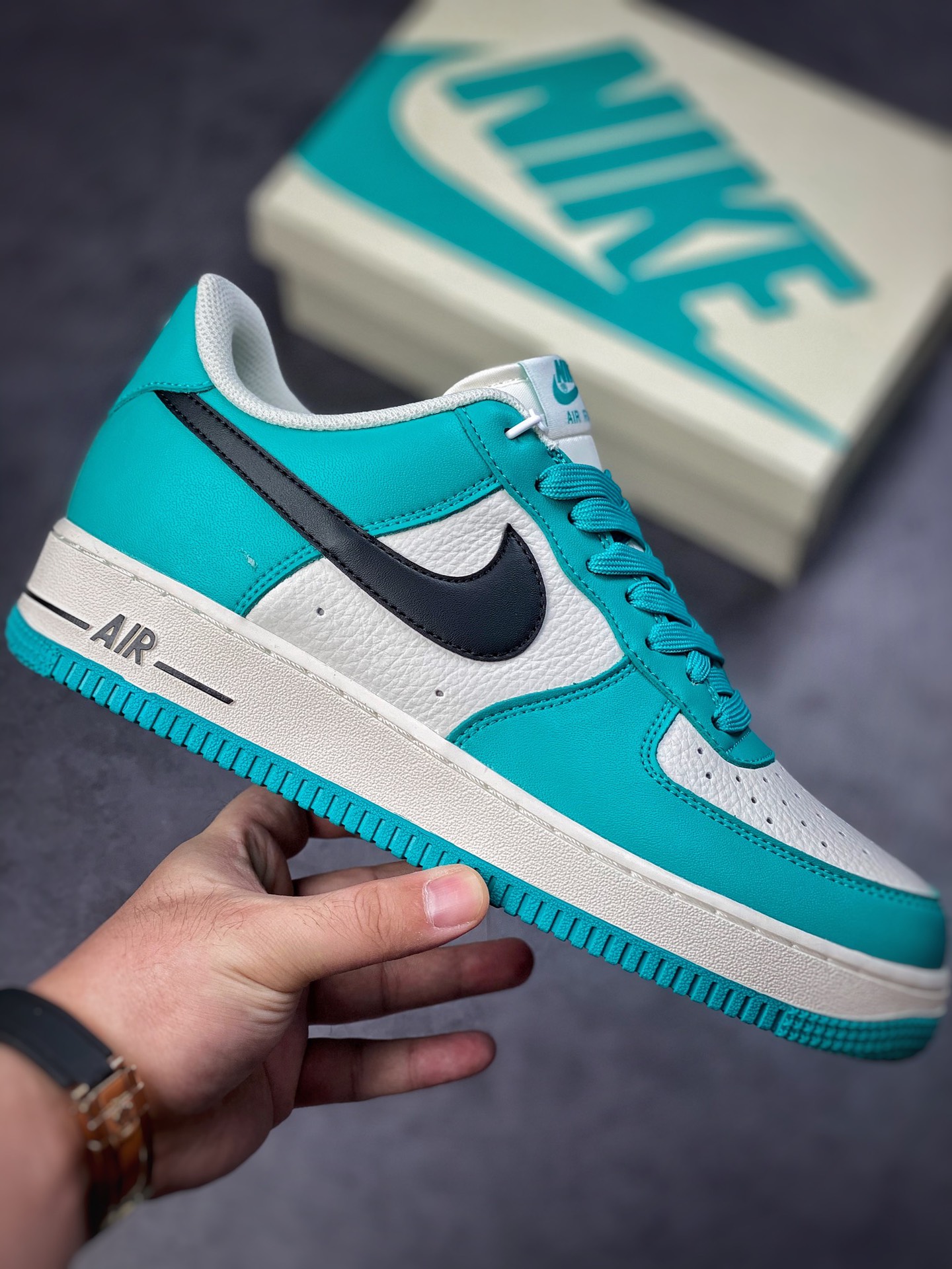 240 Nike Air Force 1 Low 07 黑米绿GH5696-302