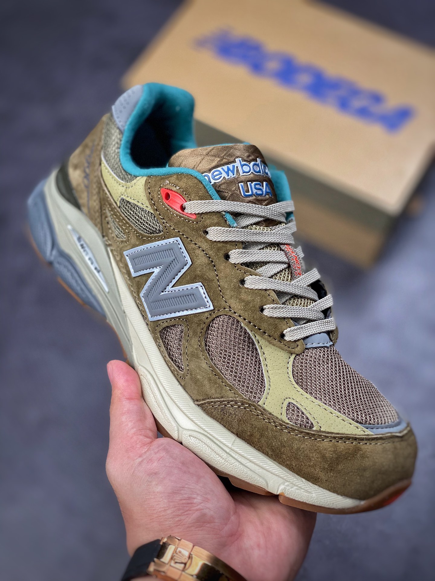 220 Bodega x New Balance 990 V3 灰咖色M990BD3