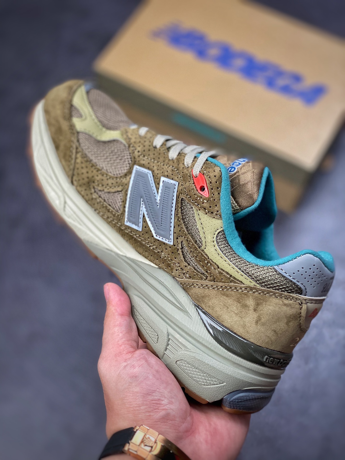 220 Bodega x New Balance 990 V3 灰咖色M990BD3