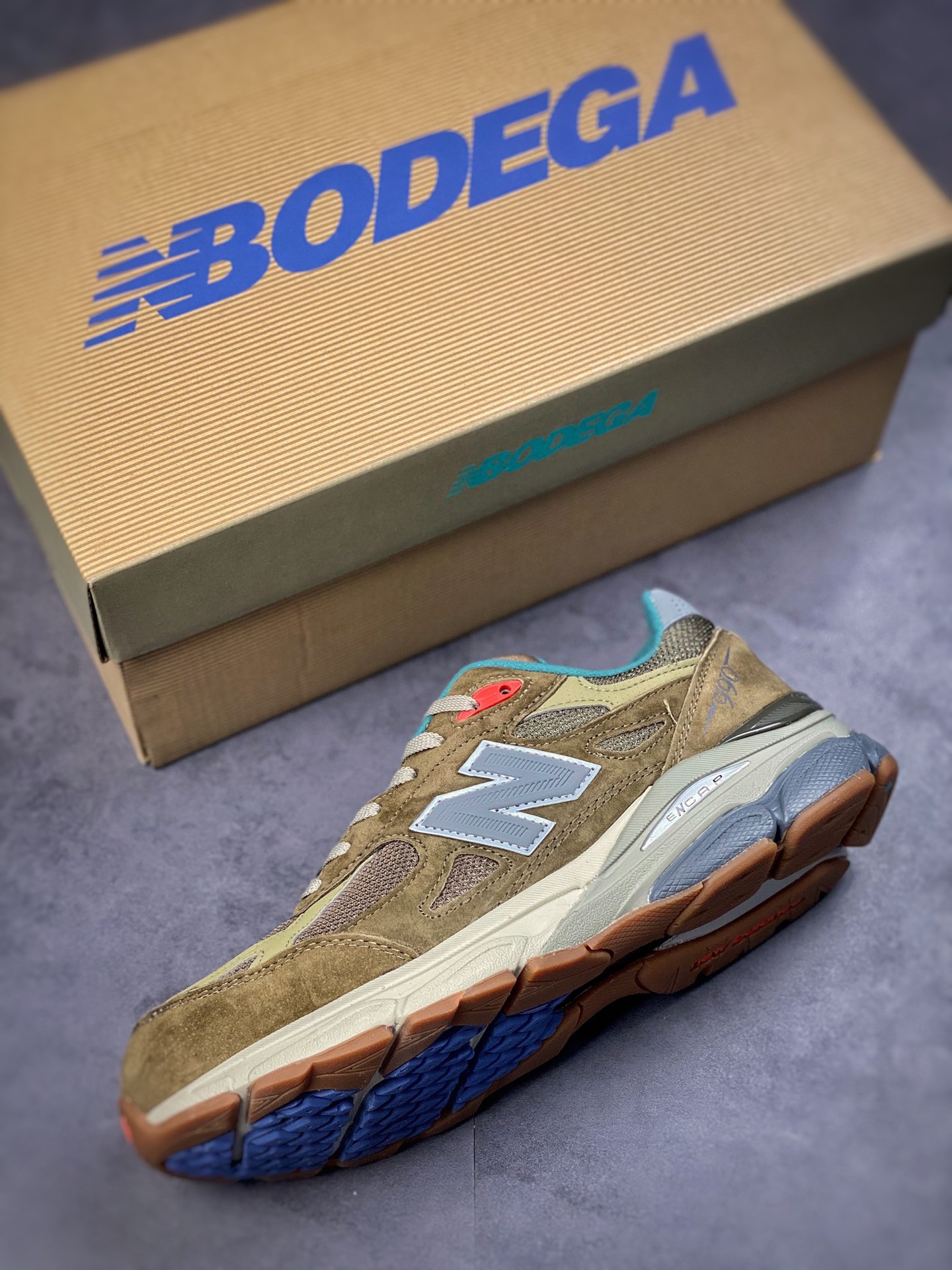 220 Bodega x New Balance 990 V3 灰咖色M990BD3