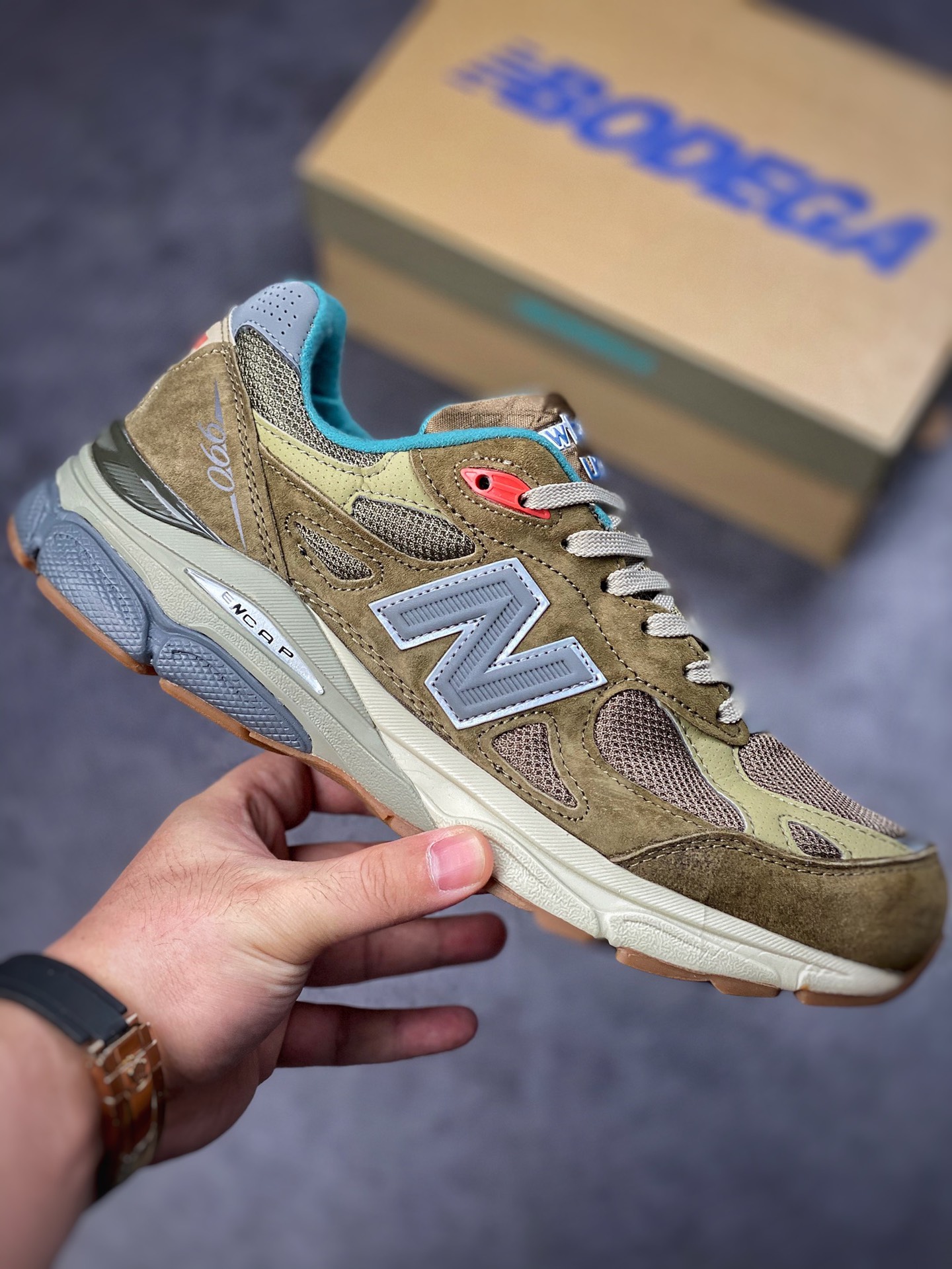 220 Bodega x New Balance 990 V3 灰咖色M990BD3