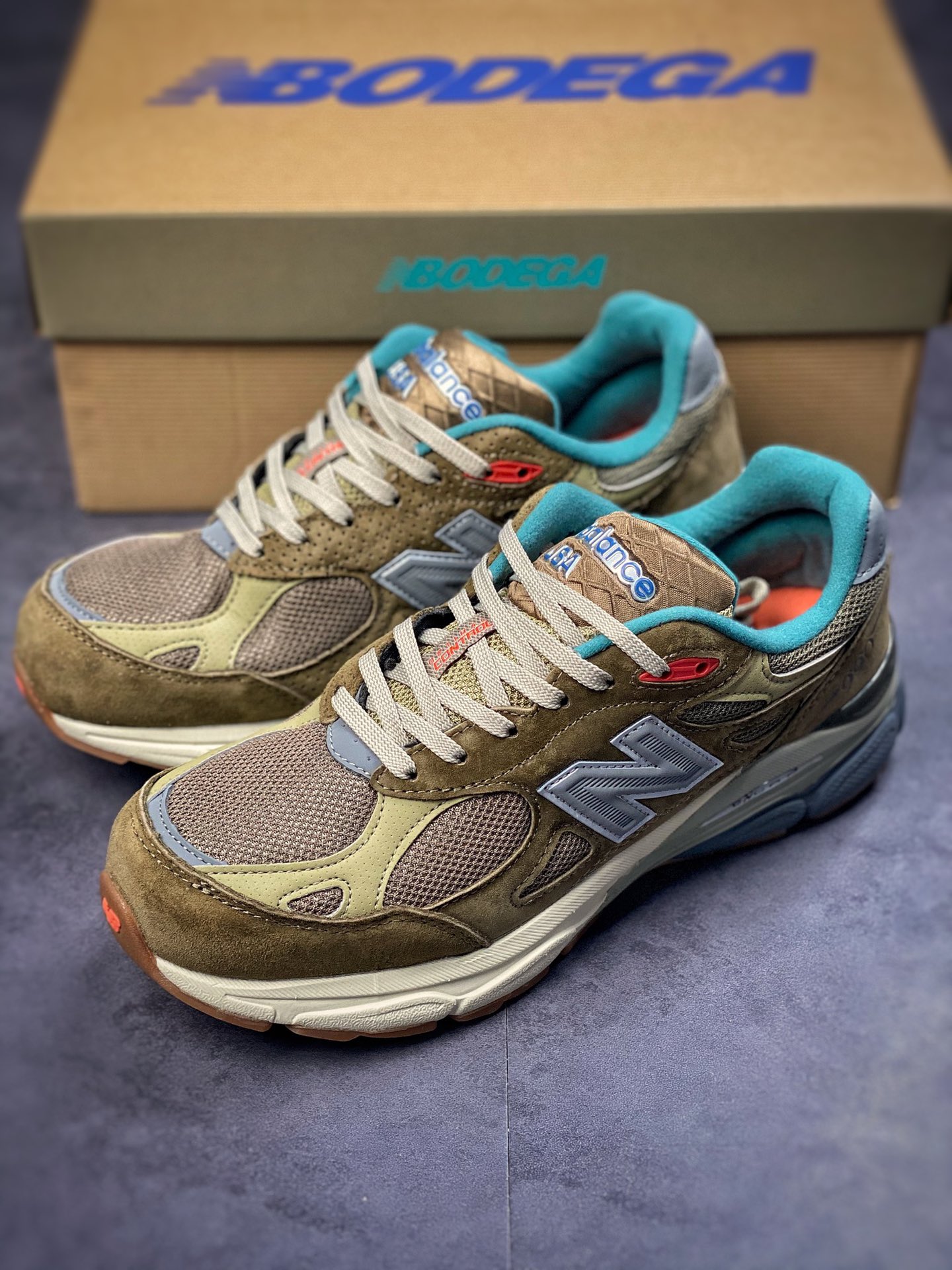 220 Bodega x New Balance 990 V3 灰咖色M990BD3