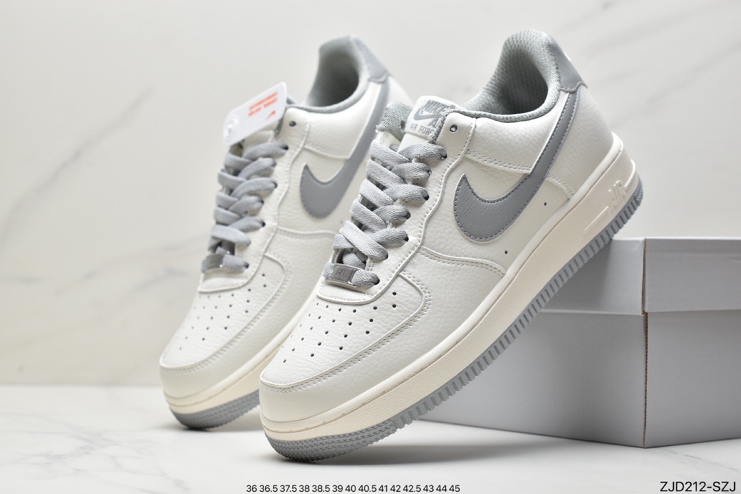 240 耐克Nike Air Force1 空军一号 白蓝低帮休闲板鞋 NK6369-566