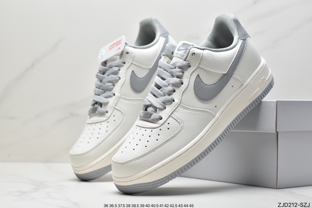 240 耐克Nike Air Force1 空军一号 白蓝低帮休闲板鞋 NK6369-566