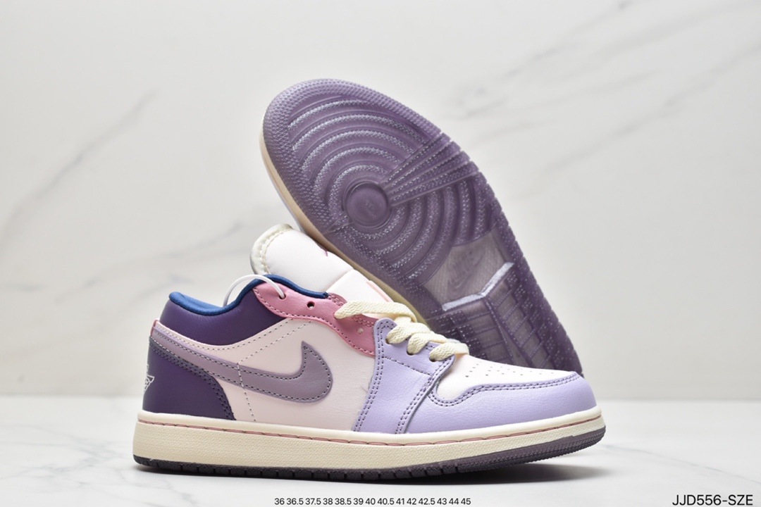 130 Jordan 1 Low”Easter”乔1 乔丹1代AJ1低帮粉紫彩蛋复活节 DZ2768-651