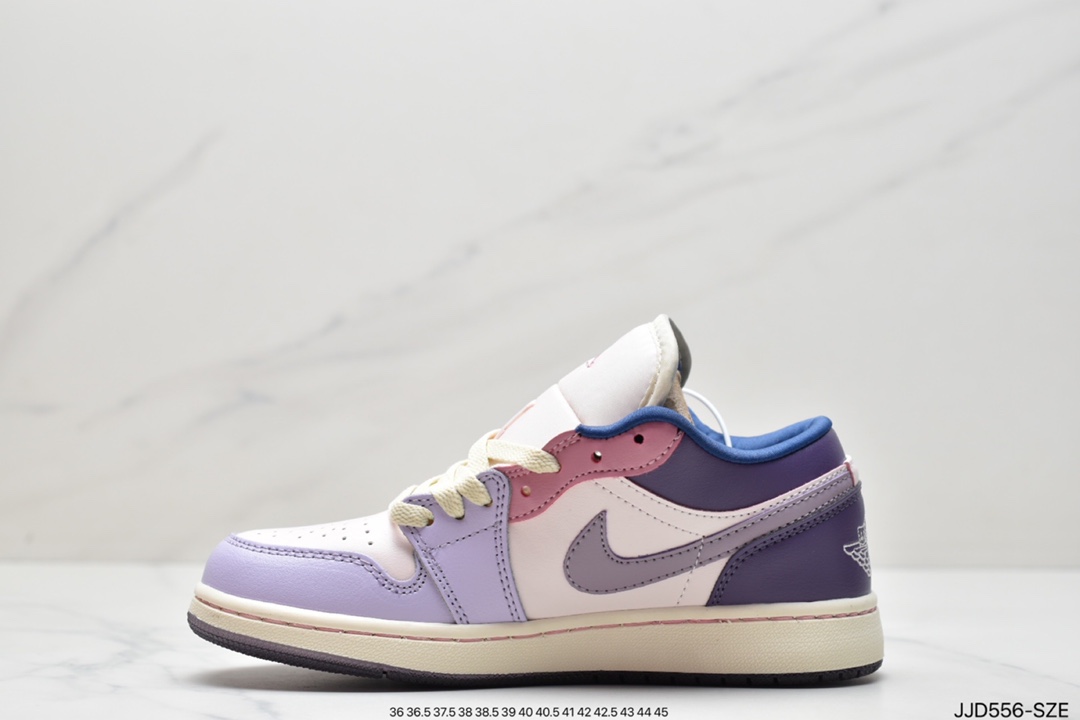 130 Jordan 1 Low”Easter”乔1 乔丹1代AJ1低帮粉紫彩蛋复活节 DZ2768-651