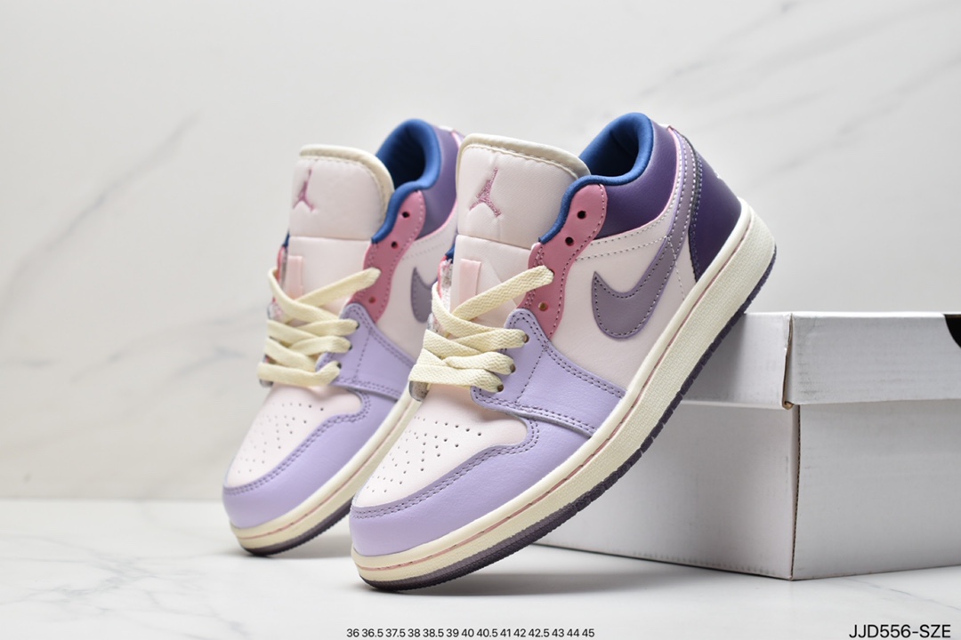 130 Jordan 1 Low”Easter”乔1 乔丹1代AJ1低帮粉紫彩蛋复活节 DZ2768-651