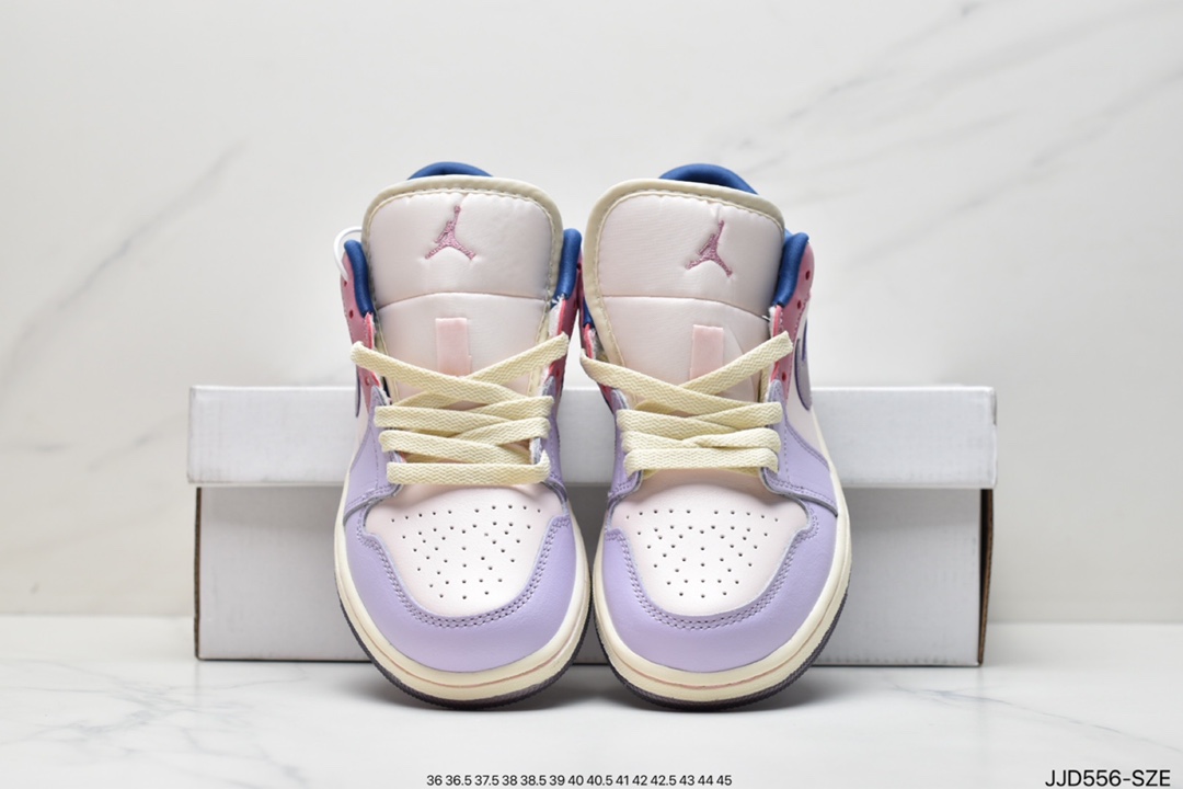 130 Jordan 1 Low”Easter”乔1 乔丹1代AJ1低帮粉紫彩蛋复活节 DZ2768-651