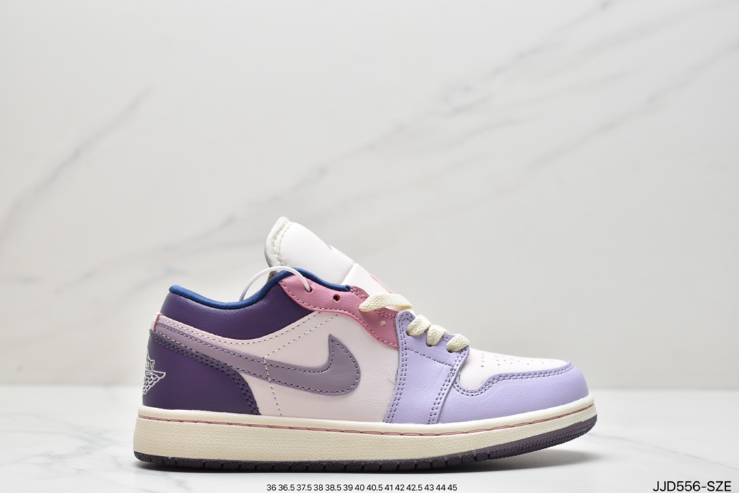 130 Jordan 1 Low”Easter”乔1 乔丹1代AJ1低帮粉紫彩蛋复活节 DZ2768-651