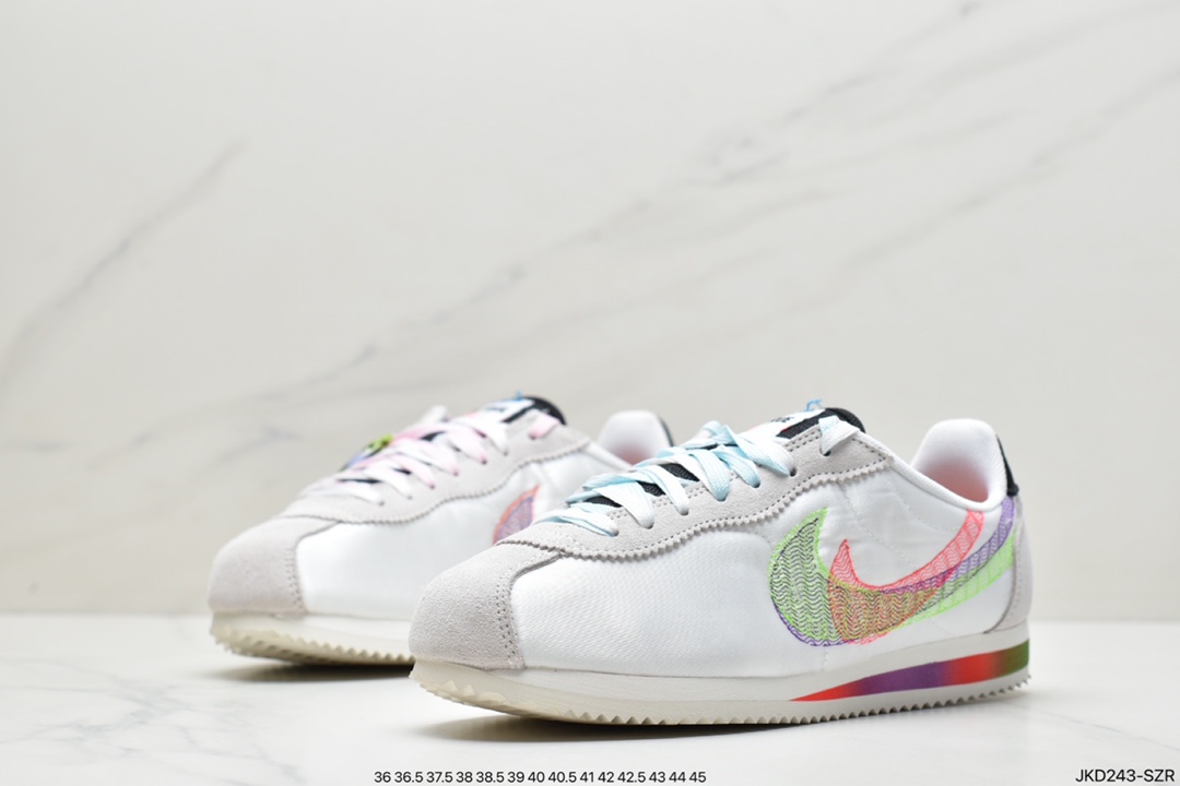 160 Nike Classic Cortez 全新配色经典阿甘休闲跑步鞋DR5491-100