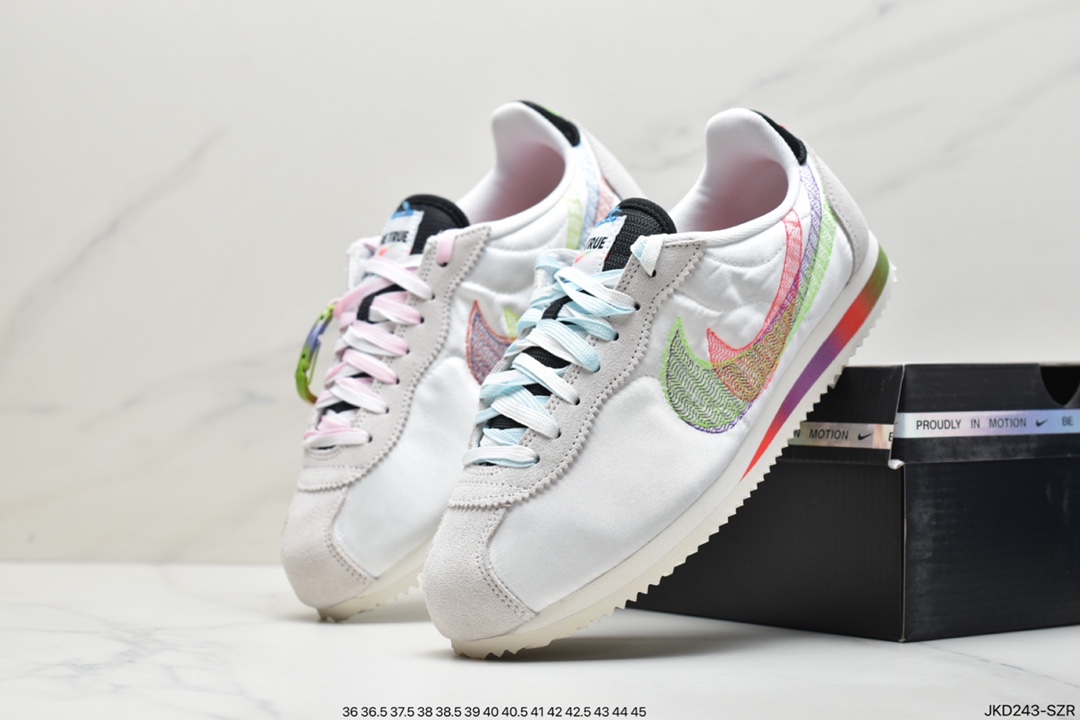 160 Nike Classic Cortez 全新配色经典阿甘休闲跑步鞋DR5491-100