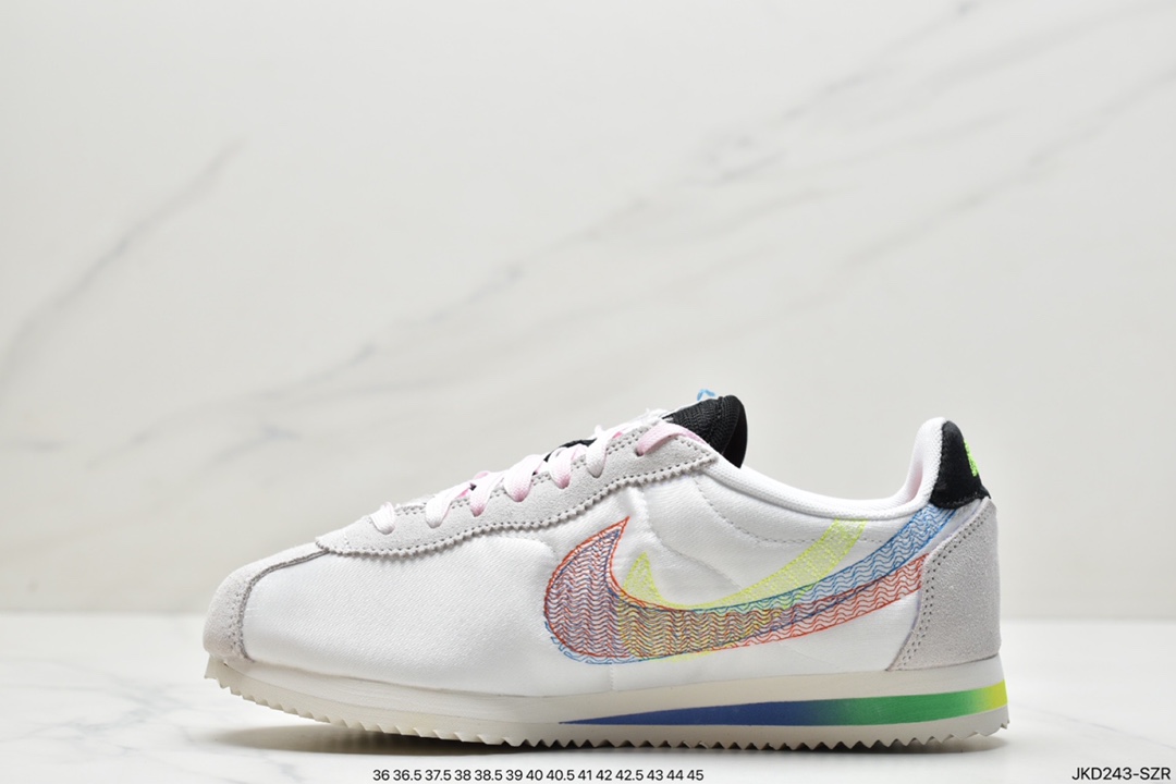 160 Nike Classic Cortez 全新配色经典阿甘休闲跑步鞋DR5491-100