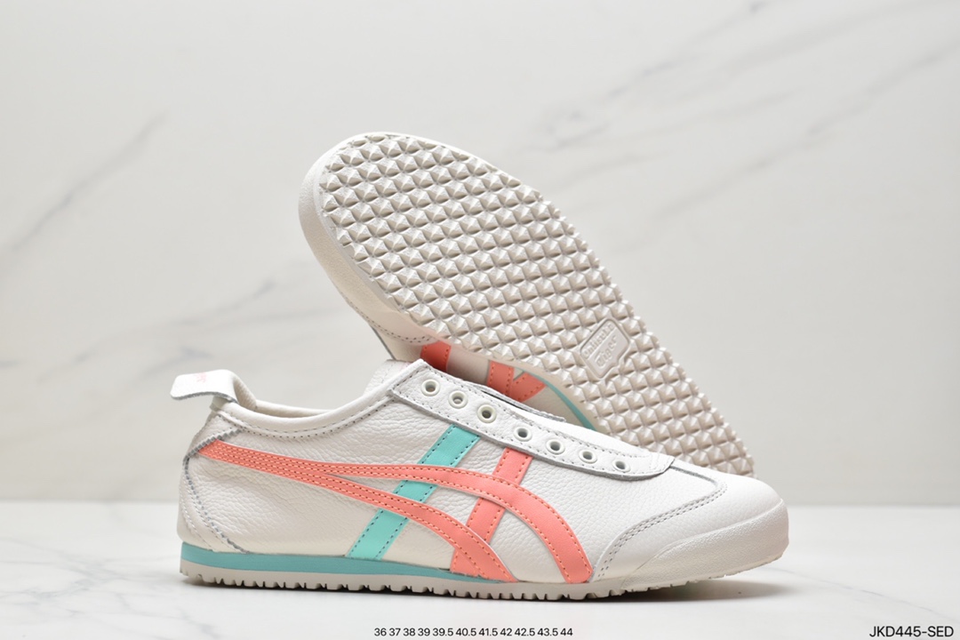 160 Onitsuka Tiger Mexico 66经典墨西哥系列复古经典百搭休闲皮革慢跑鞋1183B815