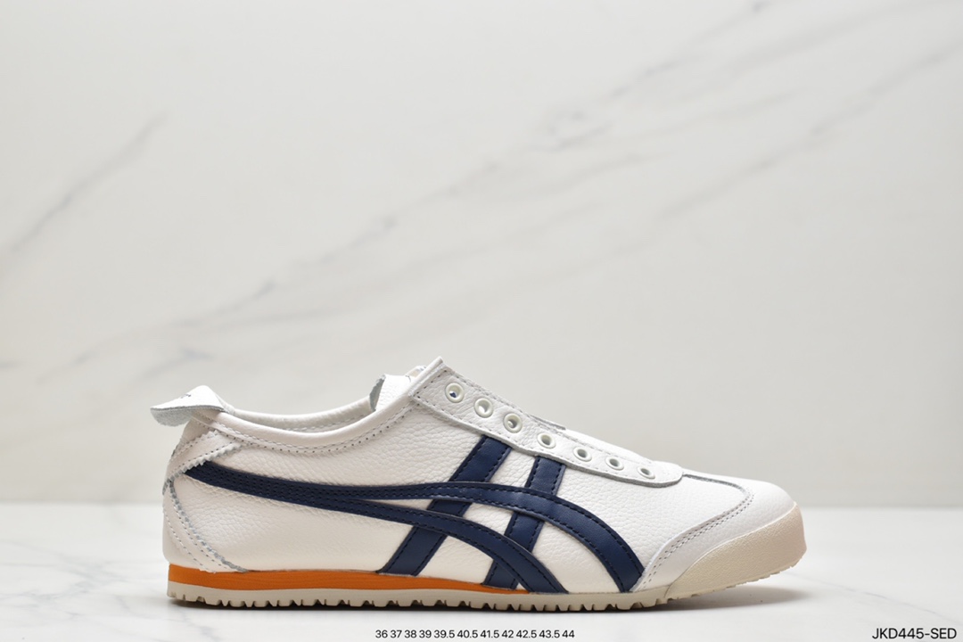 160 Onitsuka Tiger Mexico 66经典墨西哥系列复古经典百搭休闲皮革慢跑鞋1183B815