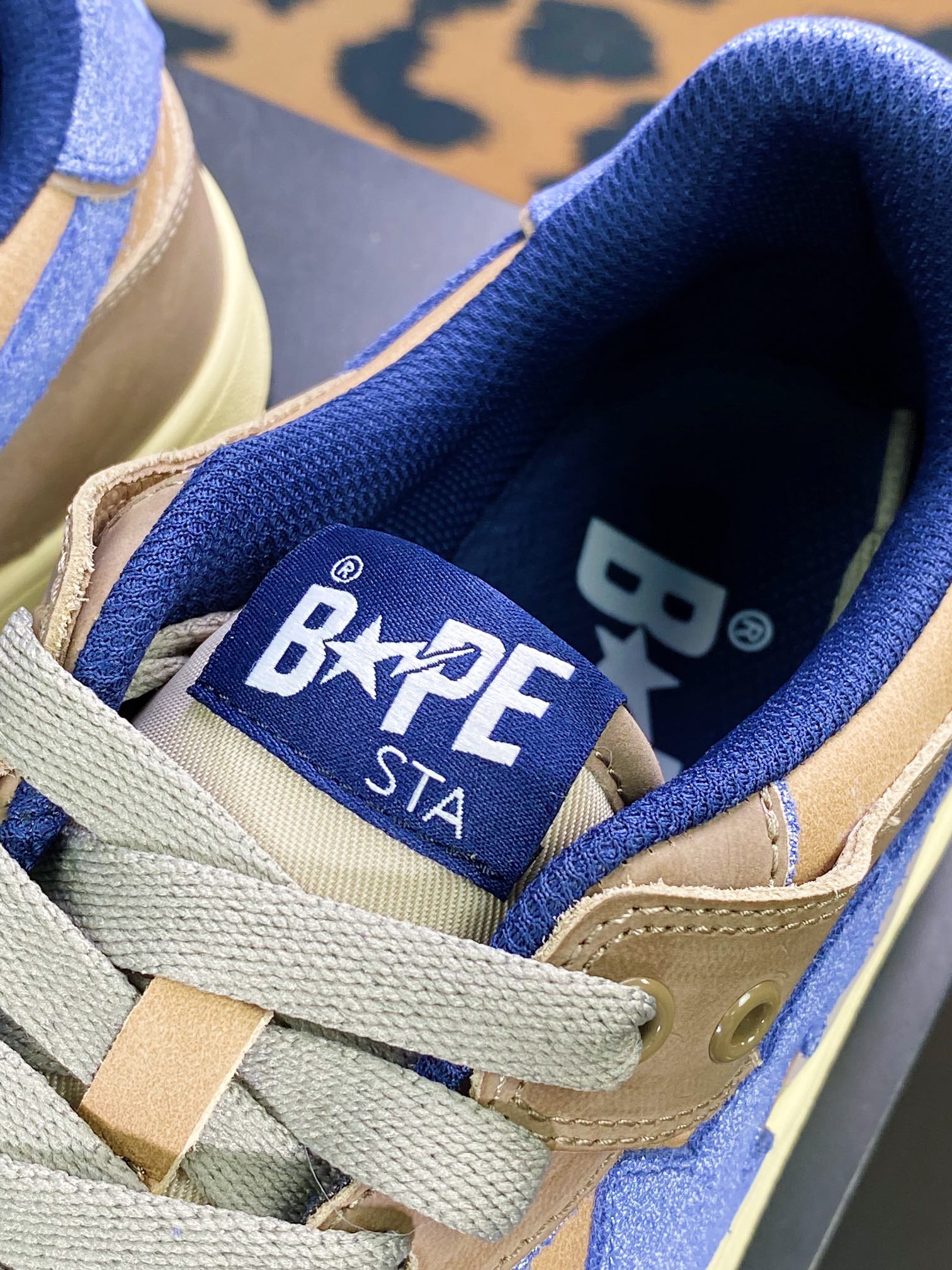 【纯原】G版莞产纯原 Bape sta灰棕蓝 复古做旧 爆裂做旧vibe系列