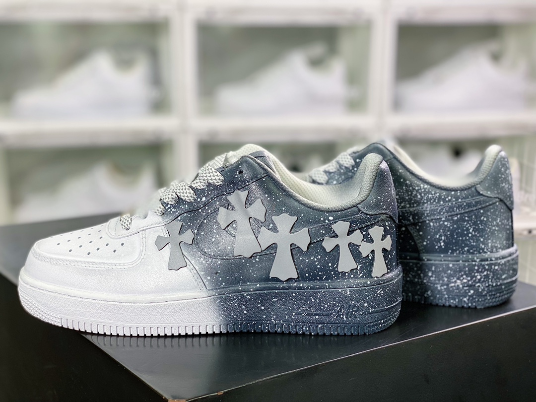 380 Air Force 1'07 Low”White/OWCM/Chrome Hearts”空军一号经典低帮百搭休闲运动板鞋CW2288-111