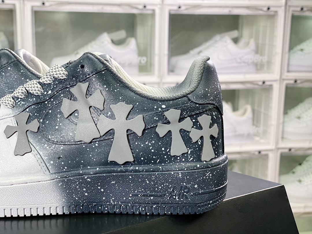 380 Air Force 1'07 Low”White/OWCM/Chrome Hearts”空军一号经典低帮百搭休闲运动板鞋CW2288-111