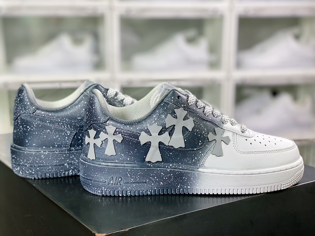 380 Air Force 1'07 Low”White/OWCM/Chrome Hearts”空军一号经典低帮百搭休闲运动板鞋CW2288-111