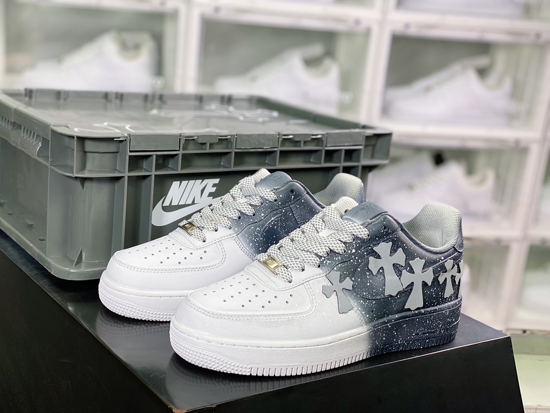 380 Air Force 1'07 Low”White/OWCM/Chrome Hearts”空军一号经典低帮百搭休闲运动板鞋CW2288-111