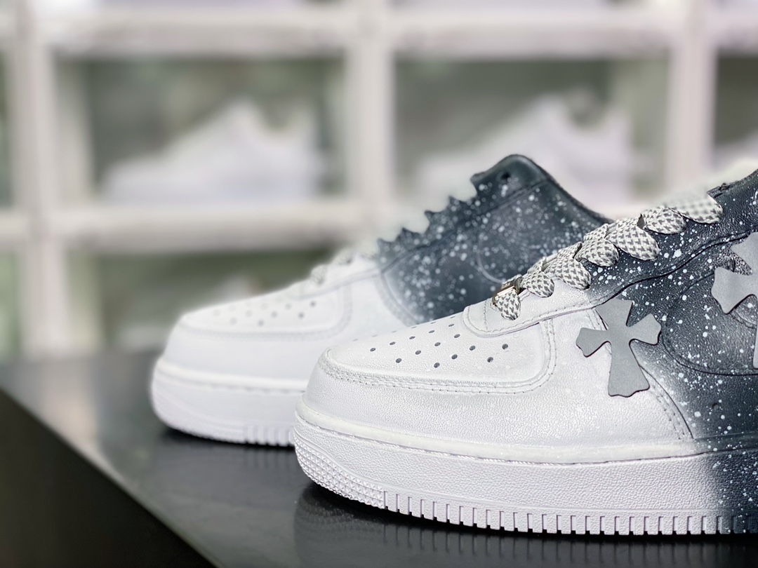 380 Air Force 1'07 Low”White/OWCM/Chrome Hearts”空军一号经典低帮百搭休闲运动板鞋CW2288-111