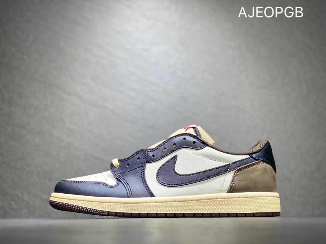 300 AIR JORDAN 1 LOW AJ1 乔丹 黑摩卡低帮帮篮球鞋 CQ4277-105