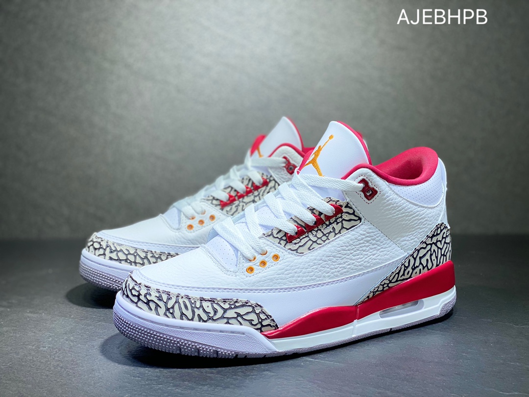 320 Air Jordan 3 AJ3 Retro AJ3白红 篮球鞋 CT8532-126