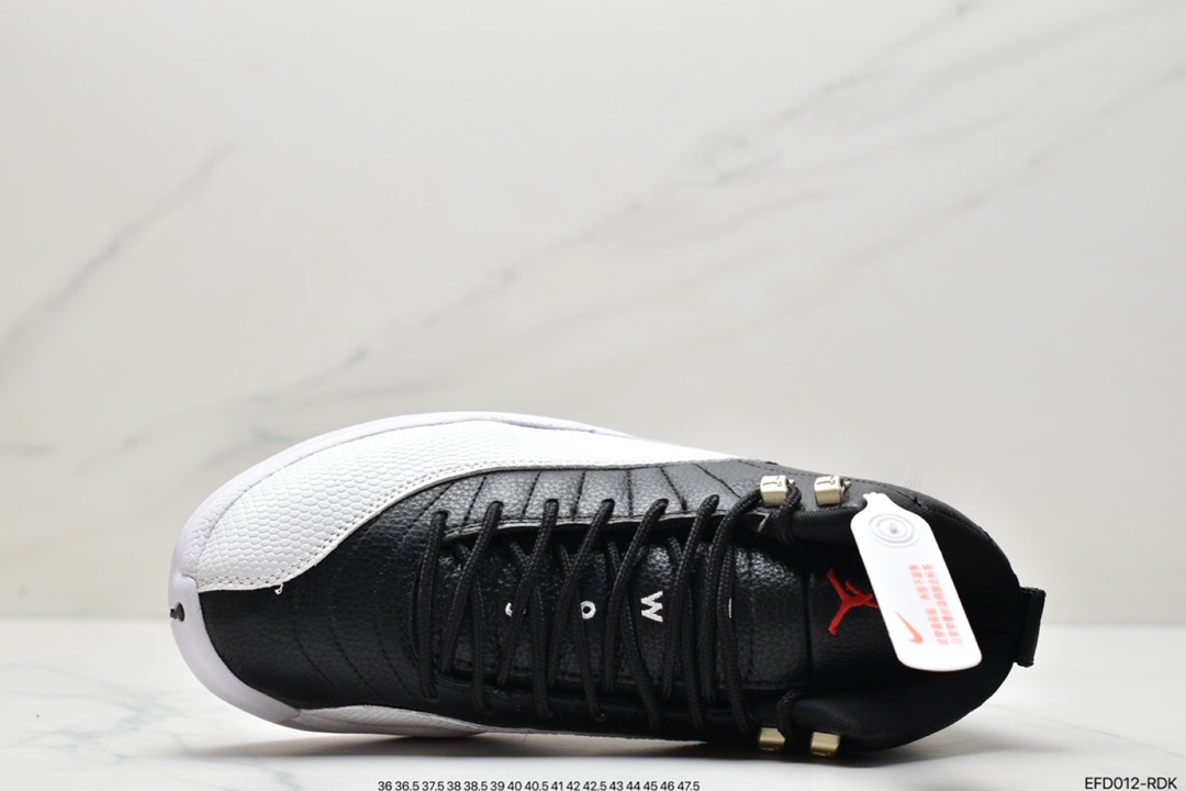 390 Jordan AJ12 ”Royalty” 黑白金扣 CT8013-170