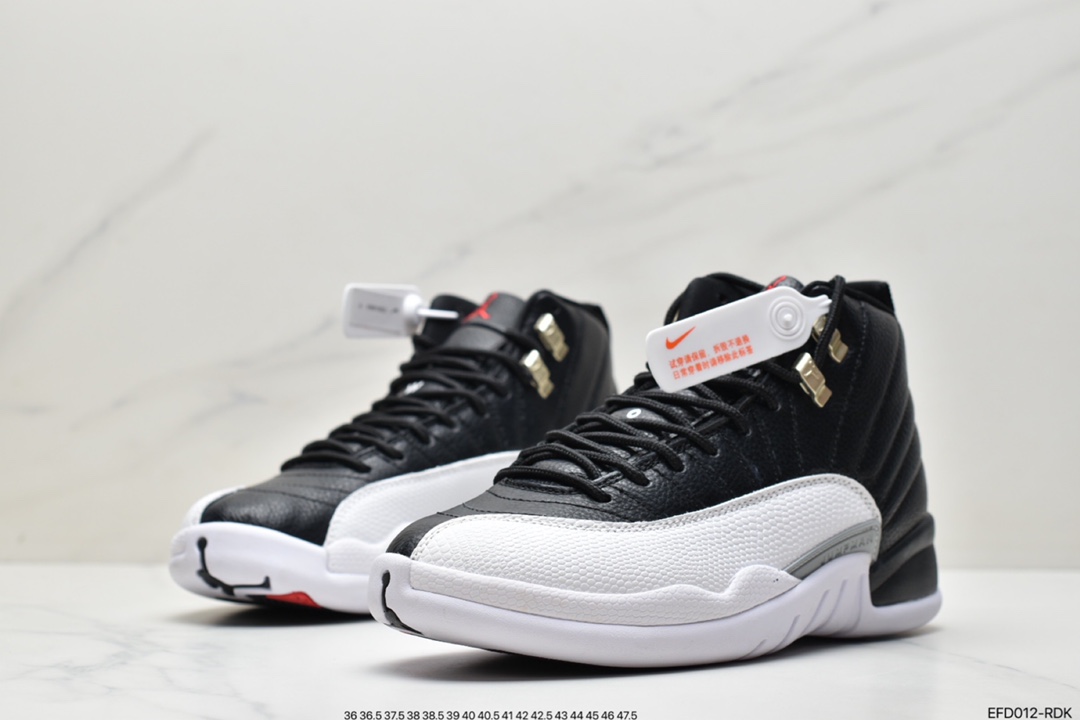 390 Jordan AJ12 ”Royalty” 黑白金扣 CT8013-170