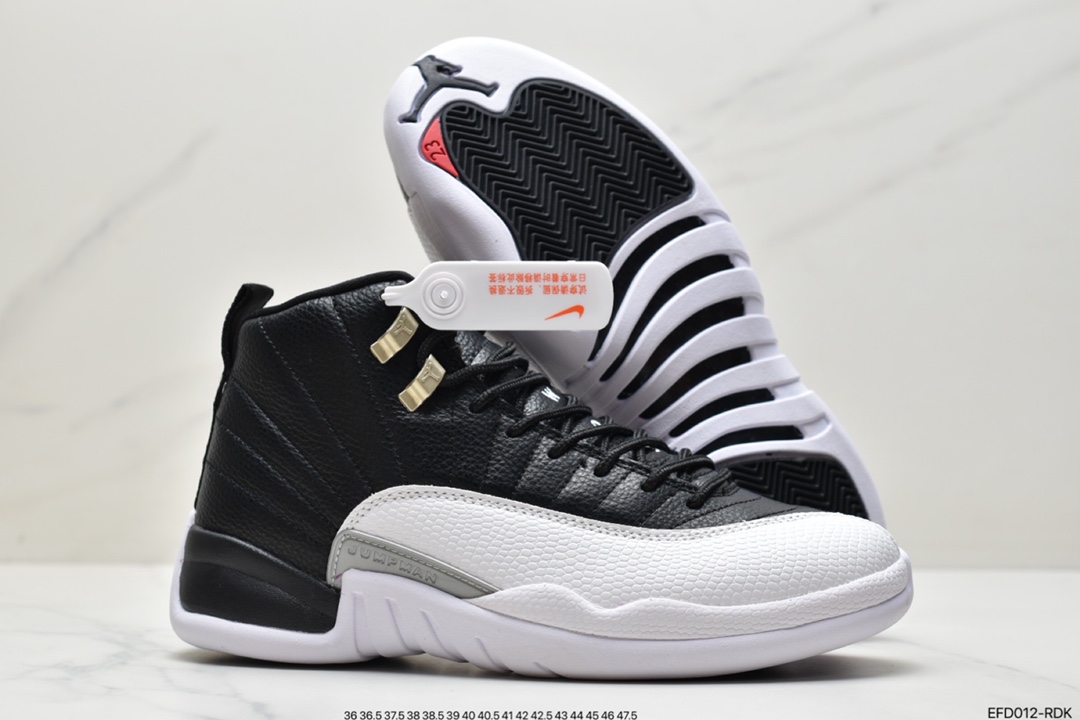 390 Jordan AJ12 ”Royalty” 黑白金扣 CT8013-170