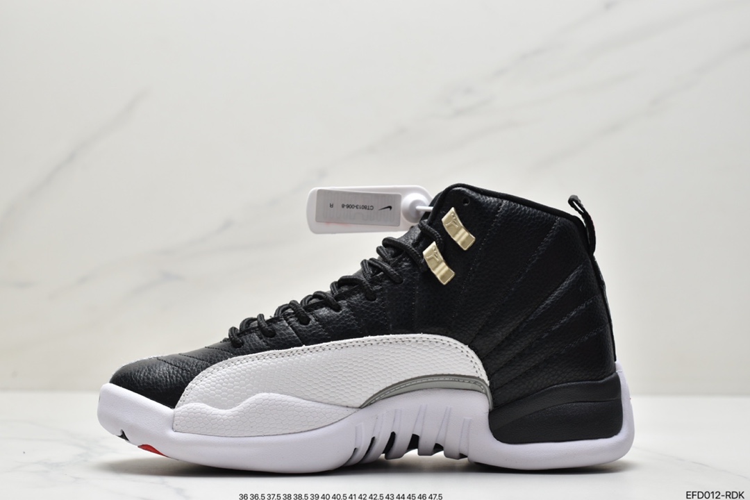 390 Jordan AJ12 ”Royalty” 黑白金扣 CT8013-170