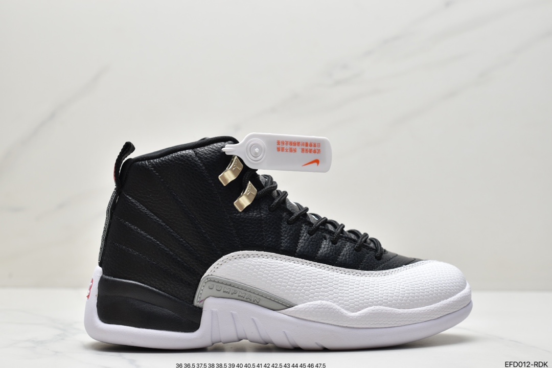 390 Jordan AJ12 ”Royalty” 黑白金扣 CT8013-170