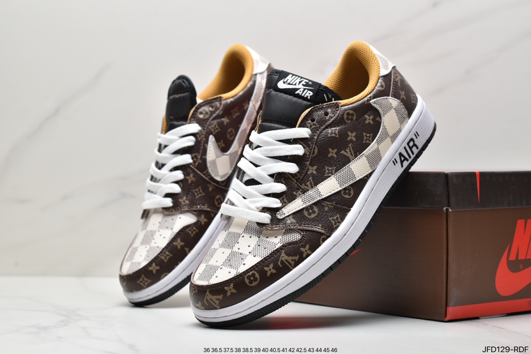 170 Travis Scott x Air Jordan AJ1 Low QX 倒钩TS联名低帮板鞋