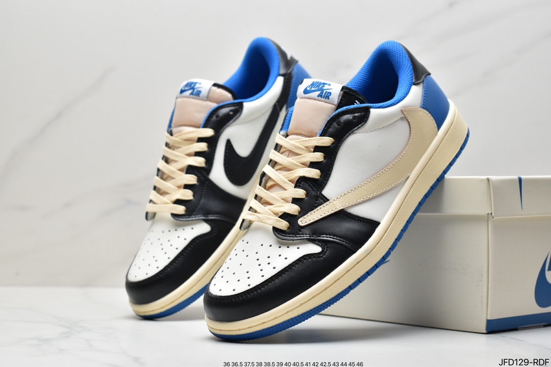 170 Travis Scott x Air Jordan AJ1 Low QX 倒钩TS联名低帮板鞋