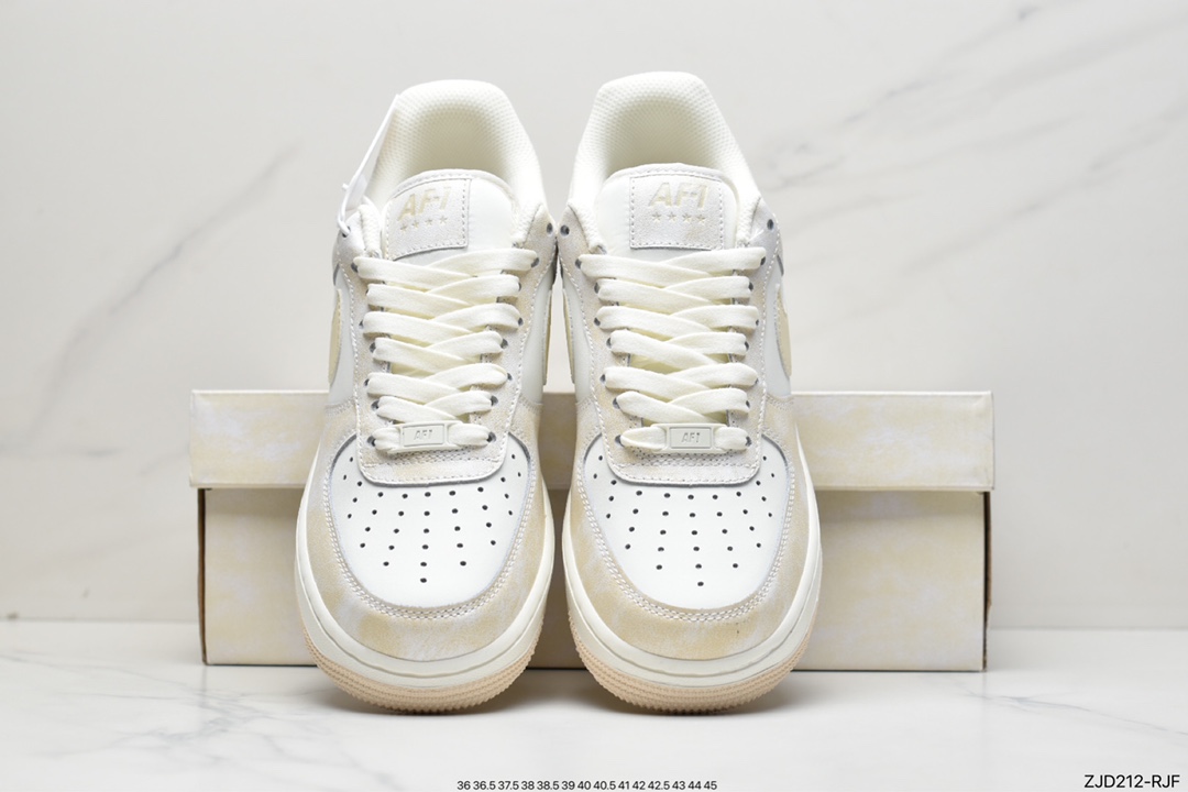 240 Nike Air Force 1 07 岩石杏 空军一号低帮休闲板鞋KP6936-669