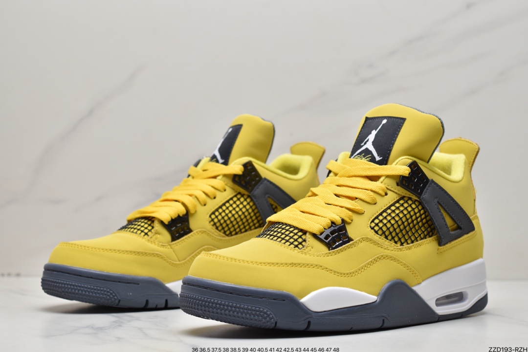 250 Air Jordan 4 Retro “Tour Yellow” 黑黄电母 CT8527-700