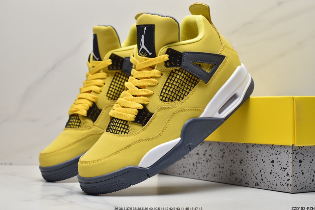 250 Air Jordan 4 Retro “Tour Yellow” 黑黄电母 CT8527-700