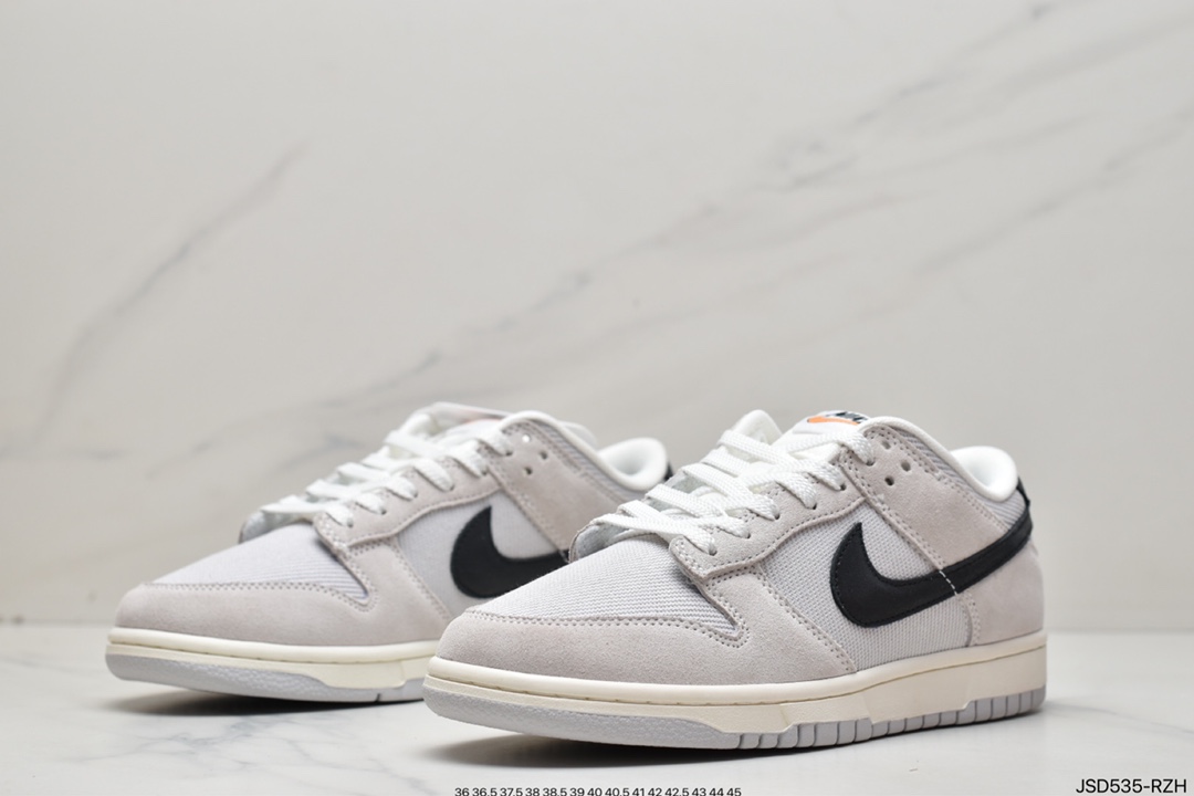 200 Nike SB Dunk Low 采用头层皮组合软质牛剖革鞋面材质DO9776-001