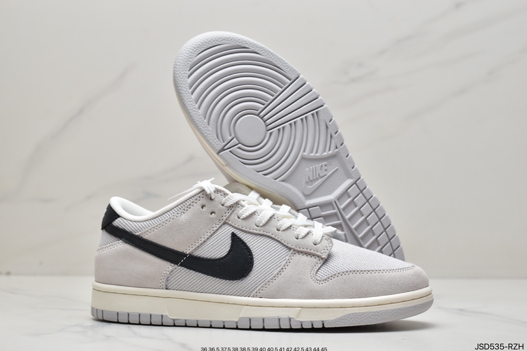 200 Nike SB Dunk Low 采用头层皮组合软质牛剖革鞋面材质DO9776-001