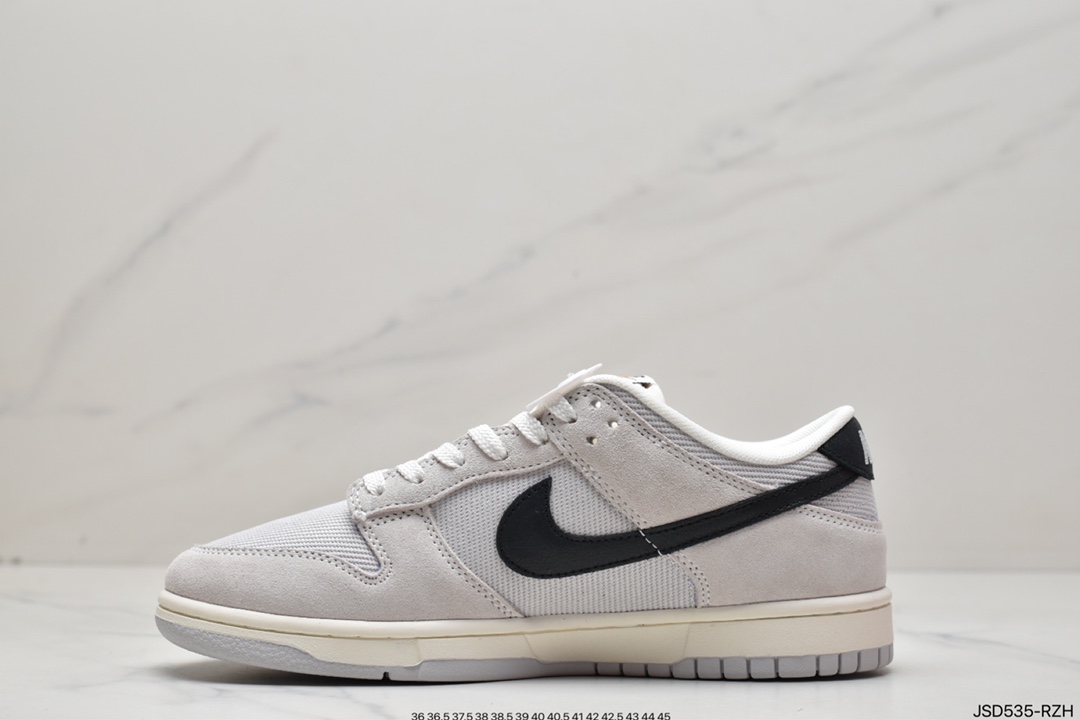 200 Nike SB Dunk Low 采用头层皮组合软质牛剖革鞋面材质DO9776-001