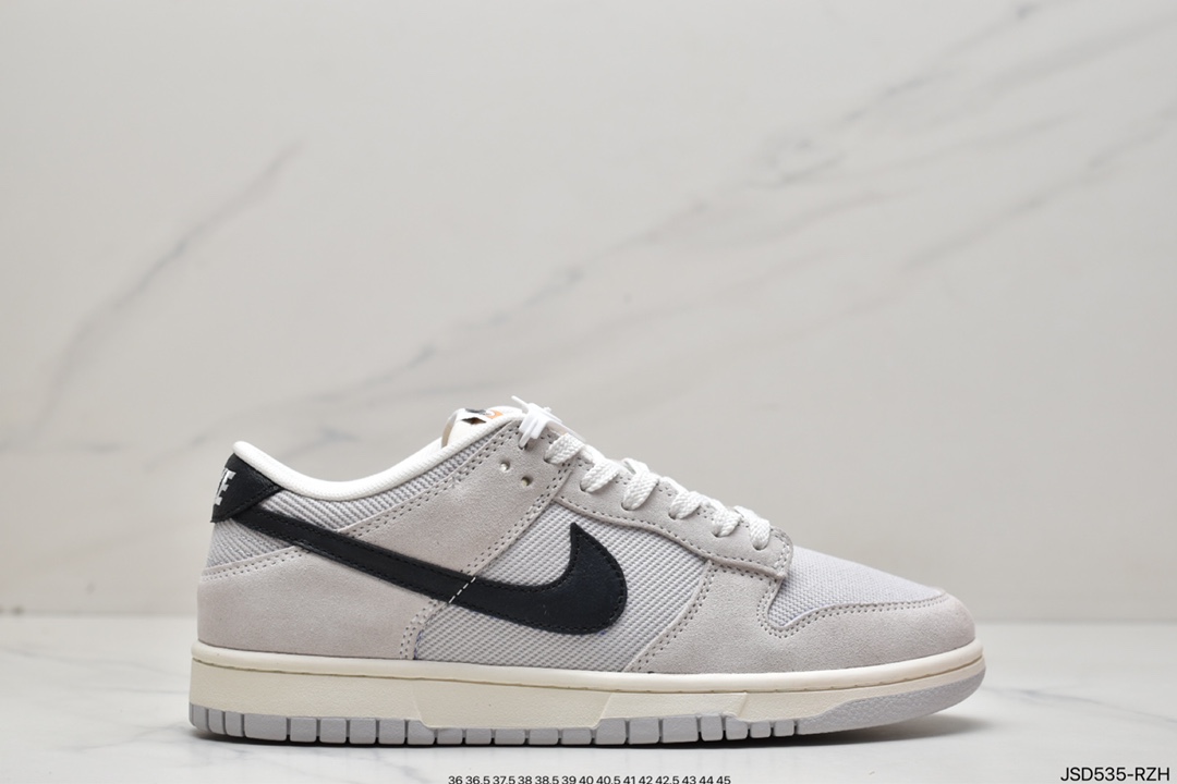 200 Nike SB Dunk Low 采用头层皮组合软质牛剖革鞋面材质DO9776-001