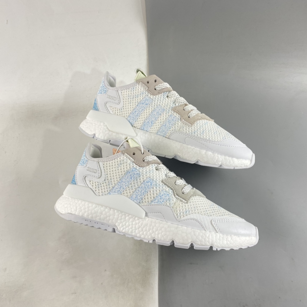 P190 Adidas Nite Jogger Boost 阿迪夜行者爆米花大底复古跑鞋 CG6208