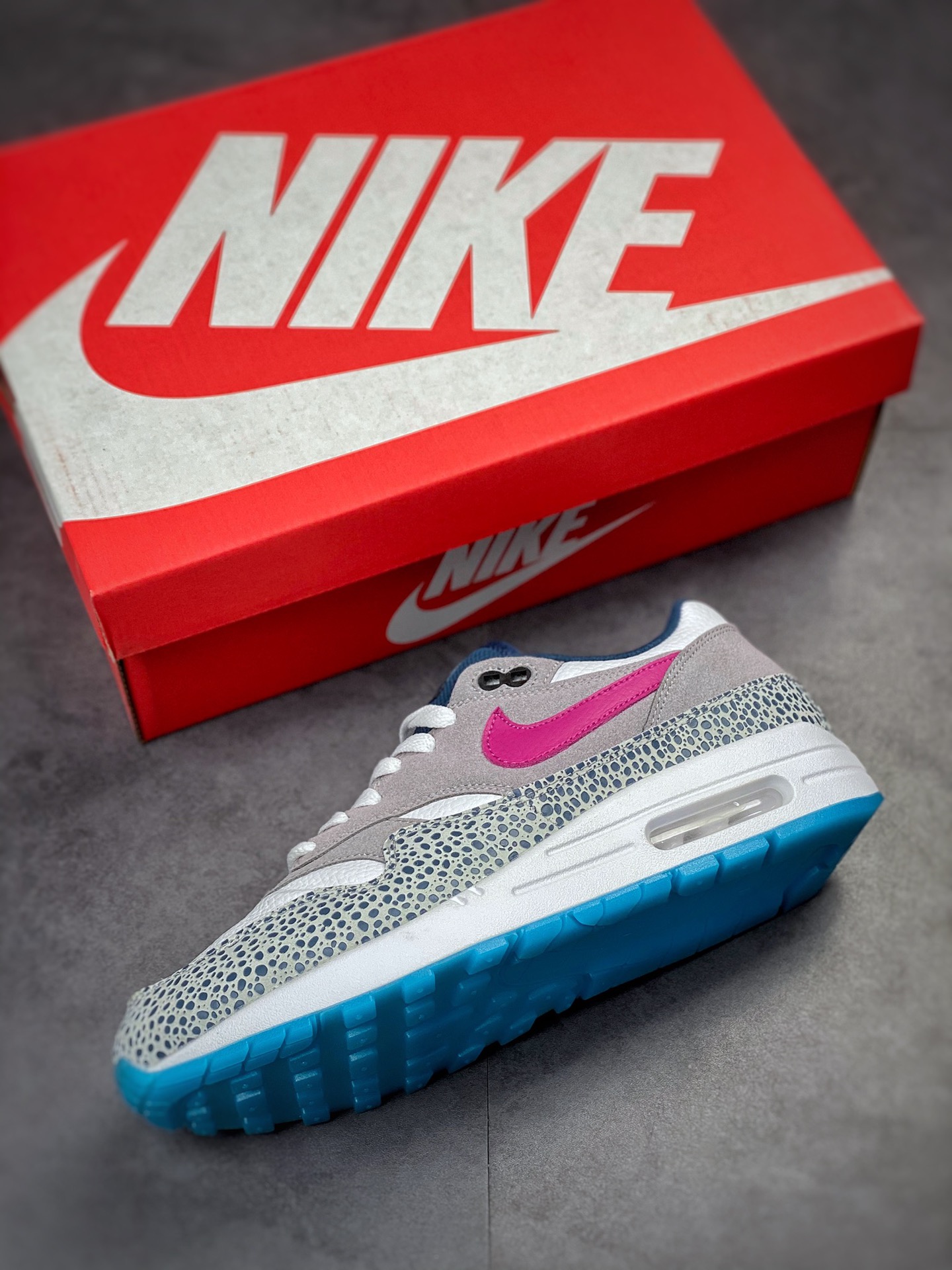 230 Nike Air Max 1 2022复刻 Mineral Slate 灰粉泼墨DV3027-002