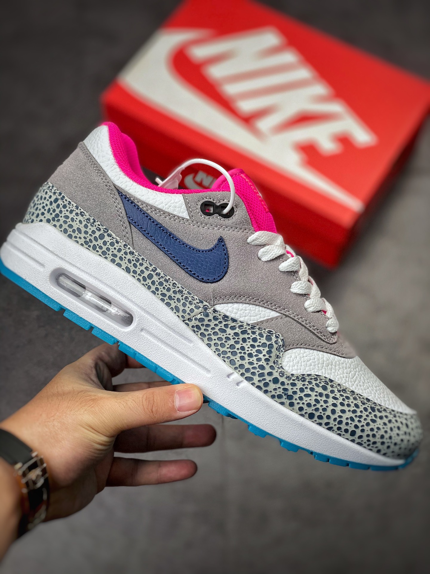 230 Nike Air Max 1 2022复刻 Mineral Slate 灰粉泼墨DV3027-002